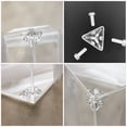 thumbnail image 3 of conectores triangulares para vitrinas de acrílico, conectores de esquina para vitrinas de acrílico., 3 of 7
