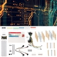thumbnail image 1 of Apprentissage Électronique Composant Starter Kit Breadboard Sans Soudure Cavalier Fils LEDs Resisitor, 1 of 8