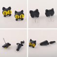 thumbnail image 4 of Pendientes De Arcilla Polimérica 3d [Yue Xinghui] Propiedad Intelectual Procesada 1 Par De Moda Y Simples Pendientes De Cerámica Suave Hechos A Mano Dibujos Animados ANGGREK No, 4 of 7