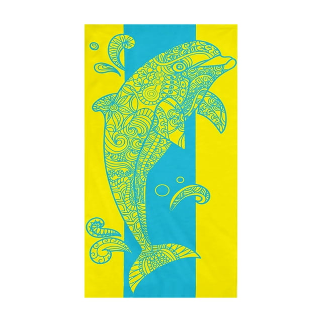 Large Beach Towel,Rectangular Beach Towel Fine Fiber Towel Beach Mat Bath Towel Shawl Water Absorbing Portable and Drying All Season Universal Size Large Enough For,Large Bath Towels