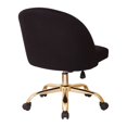 thumbnail image 2 of Scranton & Co Chaise de Bureau Dossier Moyen en Noir, 2 of 4