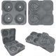 thumbnail image 3 of Bandeja para cubitos de hielo, molde de silicona para cubitos de hielo con forma de rosa, molde para cubitos de hielo con forma de diamante, incluye embudo y Clip, 3 of 5