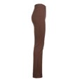 thumbnail image 3 of Diconna Femmes Mode Couleur Unie Taille Haute Split Slim Fit Pantalon, 3 of 4
