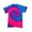 FLO BLUE/PINK, variant on Adult 5.4 oz., 100% Cotton T-Shirt - KARMA - XL