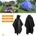 thumbnail image 1 of Poncho de lluvia impermeable con bolsillo para hombres y mujeres para emergencias de camping, 1 of 7