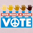 thumbnail image 3 of CafePress - Vote Peace Toddler T Shirt - Cute Toddler T-Shirt, 100% Cotton, 3 of 4