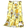 thumbnail image 3 of Bingfone Garden Honeybee Gnomes Print Flannel Fleece Blanket Throw Blanket For Bed,Sofa,Couch,Travel,Camping(50"X40"), 3 of 9