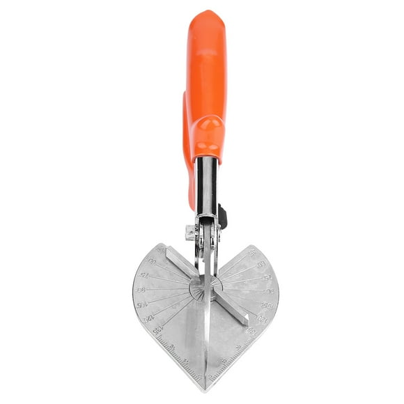 Multifunctional Adjustable Angle Scissors Shear Multi Angle Wire Duct Cutter (Orange Handle)