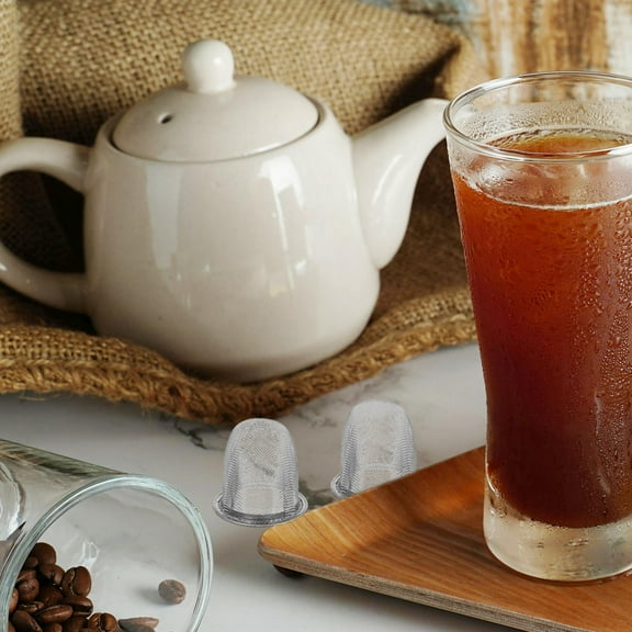 Niceauty 2Pcs Stainless Steel Tea Strainers with Fine Mesh for Teapots and Tea Cups