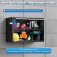 thumbnail image 5 of Fesbos Metal Garage Wall Cabinet with Doors and Shelves, Wall Mounted Metal Storage Cabinet, Floating Garage Tool Cabinet for Garage, Basement, Kitchen, Warehouse, 5 of 9