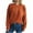 Brown-Sweaters, variant on AGWOLF Fall Sweaters for Women Lightweight Half Button Henley Jumper Tops Solid Long Sleeve Knit Pullover