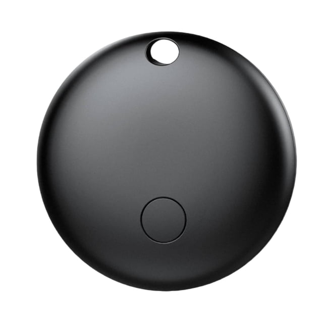 Air Tracker Tag (Android Only), Bluetooth Tracking Device, Item Finder Key Locator, Works with Google Find Hub, Smart Tag for Vehicle/Luggage/Wallet, No Monthly Fees Black 1 Pack