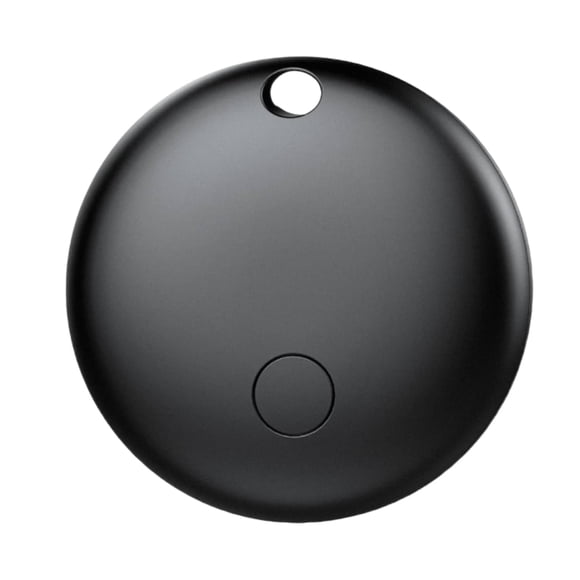 Étiquette de Suivi Air (Android Seulement), Dispositif de Suivi Bluetooth, Localisateur de Clés pour Objets, Fonctionne avec Google Find Hub, Étiquette Intelligente pour Véhicule/bagage/portefeuille, Sans Frais Mensuels Noir 1 Paquet