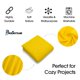 thumbnail image 5 of Tela polar de 2 yardas color amarillo canario 100% poliéster, 5 of 6
