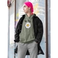 thumbnail image 2 of Be Free Heart Daisy Hoodie Women -Image by Shutterstock, Female Small, 2 of 4