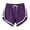b24-Purple, variant on KPOPLK Athletic Shorts for Women S-3XL Summer High Waisted Workout Shorts Dolphin Running Shorts Tennis with Zip Pocket Size XXXL,Orange