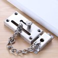 thumbnail image 4 of Door lock, door lock with chain, silver, 4 of 5