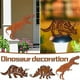 thumbnail image 1 of Metal Dinosaur Fence Post Topper, F, 1 of 5