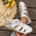 thumbnail image 2 of Wensltd Women's Sandals Closed Toe Flat Sandals With Adjustable Straps For Casual Summer And Everyday Wear, 2 of 9