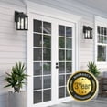 thumbnail image 5 of VIANIS LED Dusk to Dawn Sensor Outdoor Wall Light, Black Anti-Rust Weatherproof Exterior Wall Sconce for Front Porch, Entry Way, Garage, 5 of 10