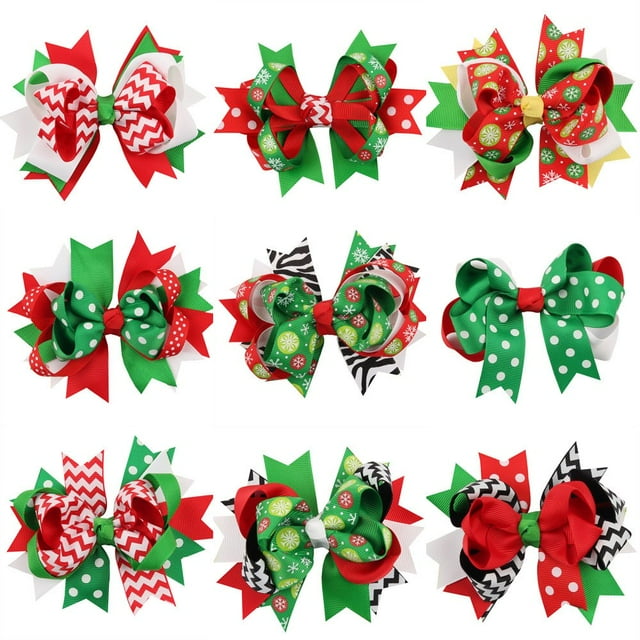 Hairpin Accessories Himine Halloween Christmas Girls, 9 unidades