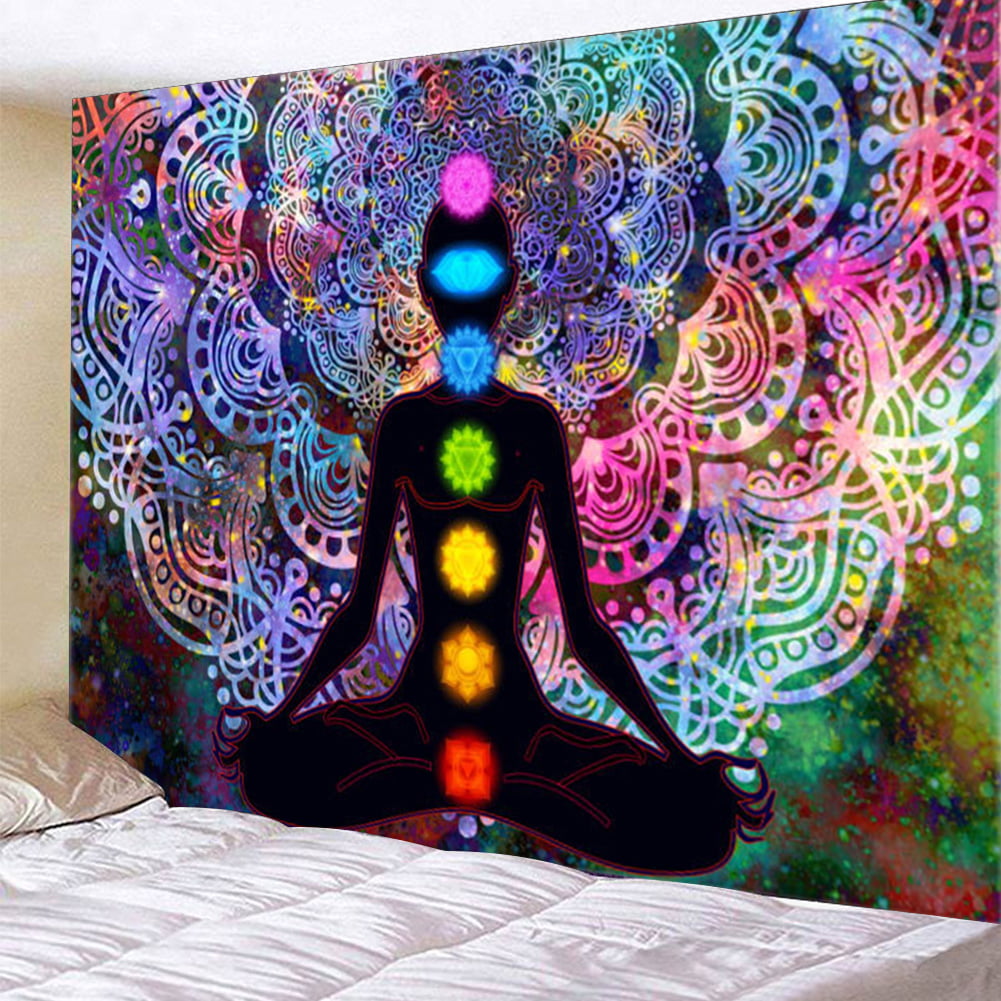 AVA Collections DREAM CATCHER Wall hanging poster Mandala Tapestry Tie Dye Print Cotton Poster 40x30 inches Multi 