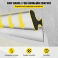 thumbnail image 5 of KFFKFF Drywall Skimming Blade, 10/16/24in Smoothing Knockdown Spatula Set, Extruded Aluminum & European Stainless Steel Construction Knife & High-impact End Cap, Finishing Tools for Sheetrock, 5 of 9