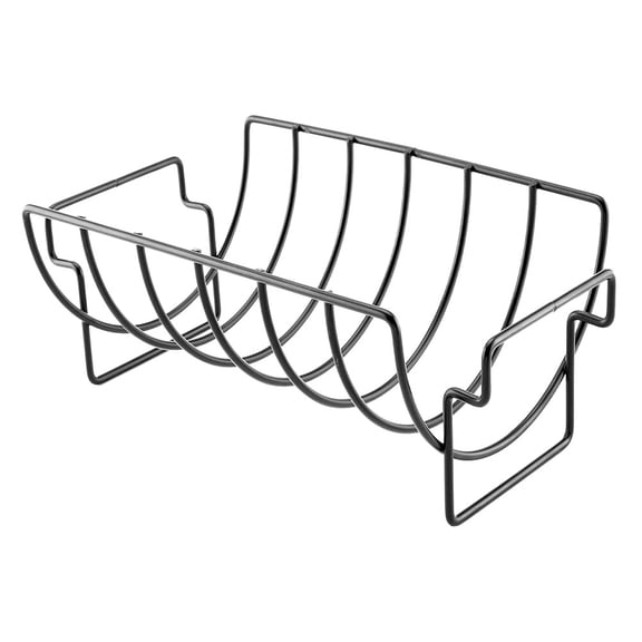 LEORX Lightweight Black Barbecue Shelf Outdoor Grill Rack for Convenient Bbq Use
