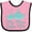Pink and Black, variant on Inktastic My Mimi Loves Me Boys or Girls Baby Bib