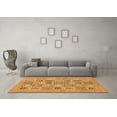 thumbnail image 3 of Ahgly Company Indoor Square Abstract Brown Modern Area Rugs, 6' Square, 3 of 4