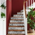 thumbnail image 6 of Peel and Stick Wallpaper Contact Paper Whitewashed White Brick Photographic Design 3D Effect Realistic Rustic Self Adhesive and Removable 24in x 118in, 6 of 8