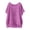Purple-Shirt, variant on Womens Casual Blouse Loose Fit Crew Neck Short Sleeve Soft Versatile Top Brick Red L
