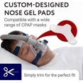 thumbnail image 3 of 5 Pack CPAP Mask Nasal Gel Pads, Customizable Nose Protector Pads for CPAP Masks, Trimmable for Perfect Fit, Gel Nose Pads for Comfort, 3 of 5