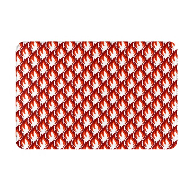 Cauagu Fire Symbols Print Front Door Mat for Indoor Entrance 16x24 Inche,Absorbent Doormat Washable Carpet for Bathroom/Garage/Kitchen/Entry/Back