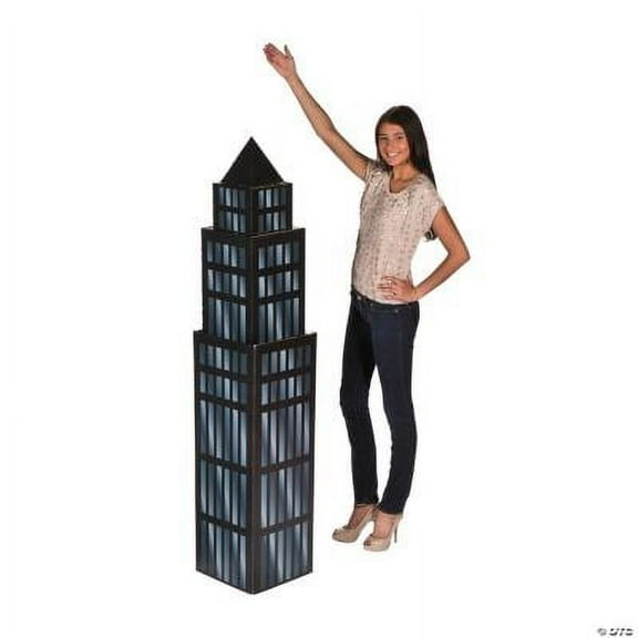 Small Skyscraper Cardboard Stand-Up, Party, Party Decor, 1 Piece