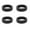 Black, variant on 4pcs Luggage Roller Protector, Colorful Silent Silicone Luggage Wheel Covers, Luggage Wheel Covers,small Luggage with Wheels, Suitcase Wheel, Must Have Household Items