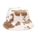 thumbnail image 5 of WTXUE Bucket Hat Faux Fur Hat Winter Printed Thick Bucket Warm Hat Bucket Cap Basin Hat for Women Men Wool Winter Hats Comfort Hat Soft Warm Hat Khaki One Size, 5 of 7