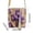 purple-PP Home Decor, variant on Handmade Crochet Flower Tote Mesh Knit Shoulder Bag with Detachable Matching Flower and Tassel Boho Style Soft Eco Friendly Yarn for Beach Shopping Daily Casual Wear