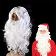 thumbnail image 4 of Papá Noel Cabello Papá Noel Barba Blanco Papá Noel Conjunto De Pan Largo Accesorio De Navidad Accesorios De Disfraces De Papá Noel Para Adultos Cateissary AP005912-00, 4 of 6