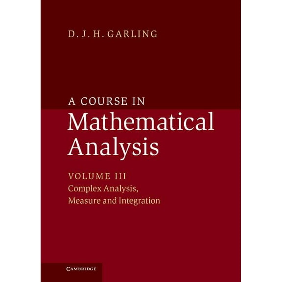 A Course in Mathematical Analysis 3 Volu A Course in Mathematical Analysis, (Hardcover)