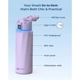 thumbnail image 4 of Botella de agua inteligente WATERH BOOST con recordatorio y seguimiento, 950 ml, morado, 4 of 8