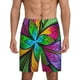 thumbnail image 1 of Balery Multicolored Beautiful Flower Pantalones cortos de pijama de punto de algodón para hombre con cinturilla y bolsillos-Medium, 1 of 6