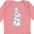 thumbnail image 4 of Inktastic kawaii westie stack Boys or Girls Long Sleeve Baby Bodysuit, 4 of 5