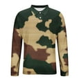 thumbnail image 4 of Blusa y camisa de manga larga con cuello vuelto para hombre, jersey de solapa, manga corta, deportiva, de manga corta, blusa de poliéster para hombre, 4 of 5