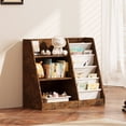 thumbnail image 2 of Hironpal Small Kids Bookshelf with 4 Layer Sling Adjustable Book Display Shelf for Nursery Playroom Bedroom, 2 of 8