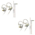 thumbnail image 2 of Ruiboury AK6 PLUS Earbuds Wired In-ear 3.5mm for Jack Cellphone Earphone Headset White with Mic 2Set, 2 of 6