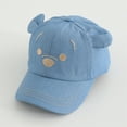 thumbnail image 5 of CAUYDY Baby Boys Baseball Cap Toddler Boy Baseball Hat Kid Ball Cap Newborn Hats Boys Girls Toddler Snapback Hat Kids Trucker Hats (Sizes 3-8 Years,H03-Blue), 5 of 5