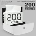 thumbnail image 5 of Commercial Paper Towel Dispenser Wall Mount Paper Towel Holder Large Capacity C Fold Hand Towel Dispenser Bathroom Tissue Dispenser (White), 5 of 11