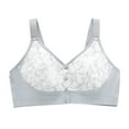 thumbnail image 2 of Loopsun Womens Bras Plus Size, Bras for Women, Women's Oversized Printed Underwear Daily Bra without Steel Rims Gray S, 2 of 5