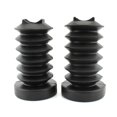thumbnail image 5 of Black Shock Absorber Rubber Fork Gaiter Gator Boot Cover For Harley FLHR 1997-13, 5 of 11